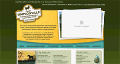 Desktop Screenshot of cityofsimpsonvilleky.com